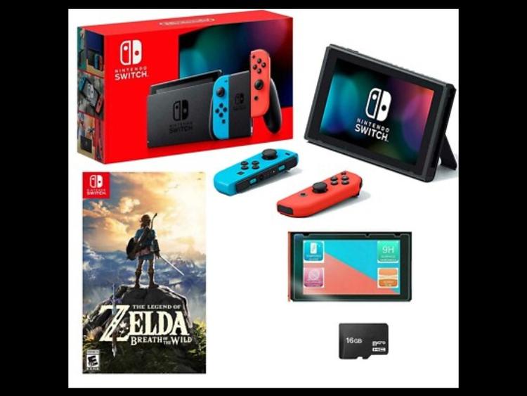 Nintendo Switch Oled com Zelda Breath of the Wild